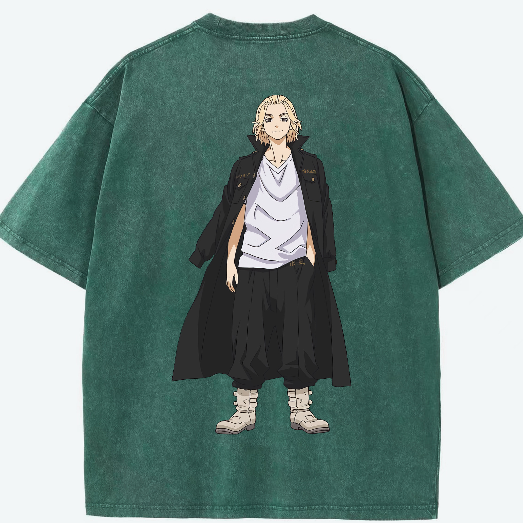 （画像用） 東京リベンジャーズ Tokyo Revengers 綿100% ヴィンテージ風 半袖Tシャツ（背面プリント）